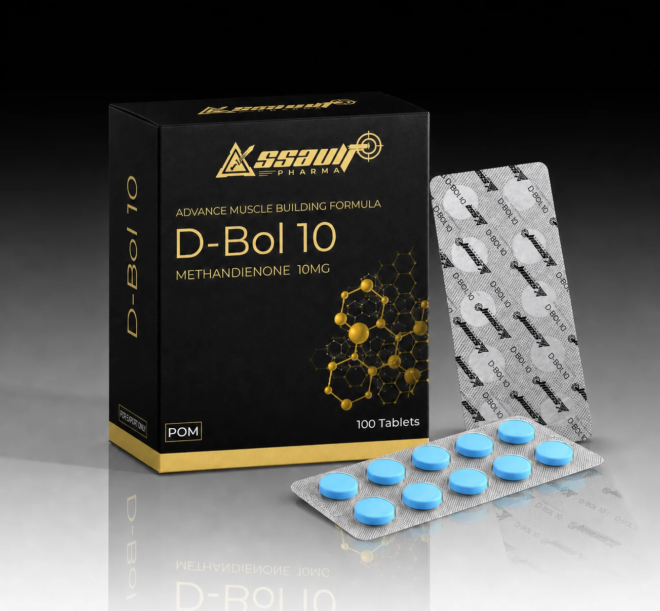 D-Bol 10 oral product packaging