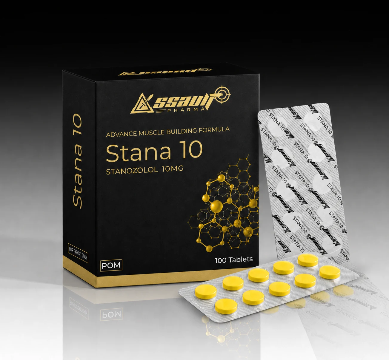 Stana 10 oral product packaging