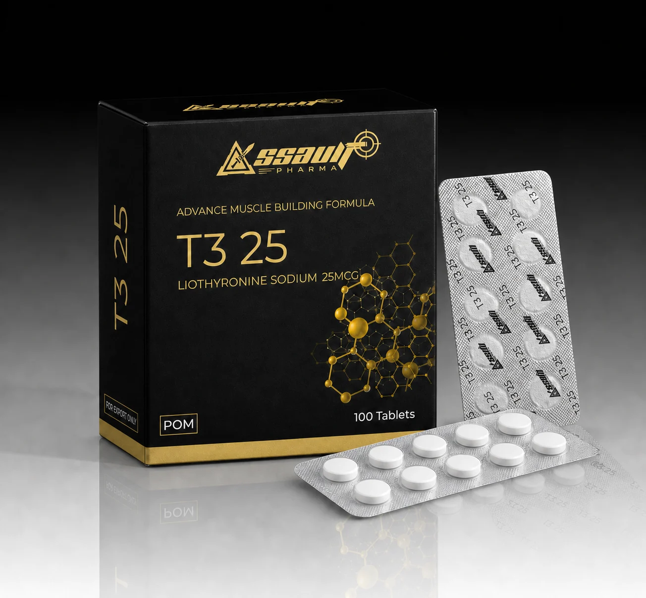 T3 25 oral product packaging